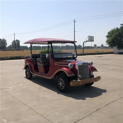 Elektrische sightseeing-oldtimer met 5 zitplaatsen